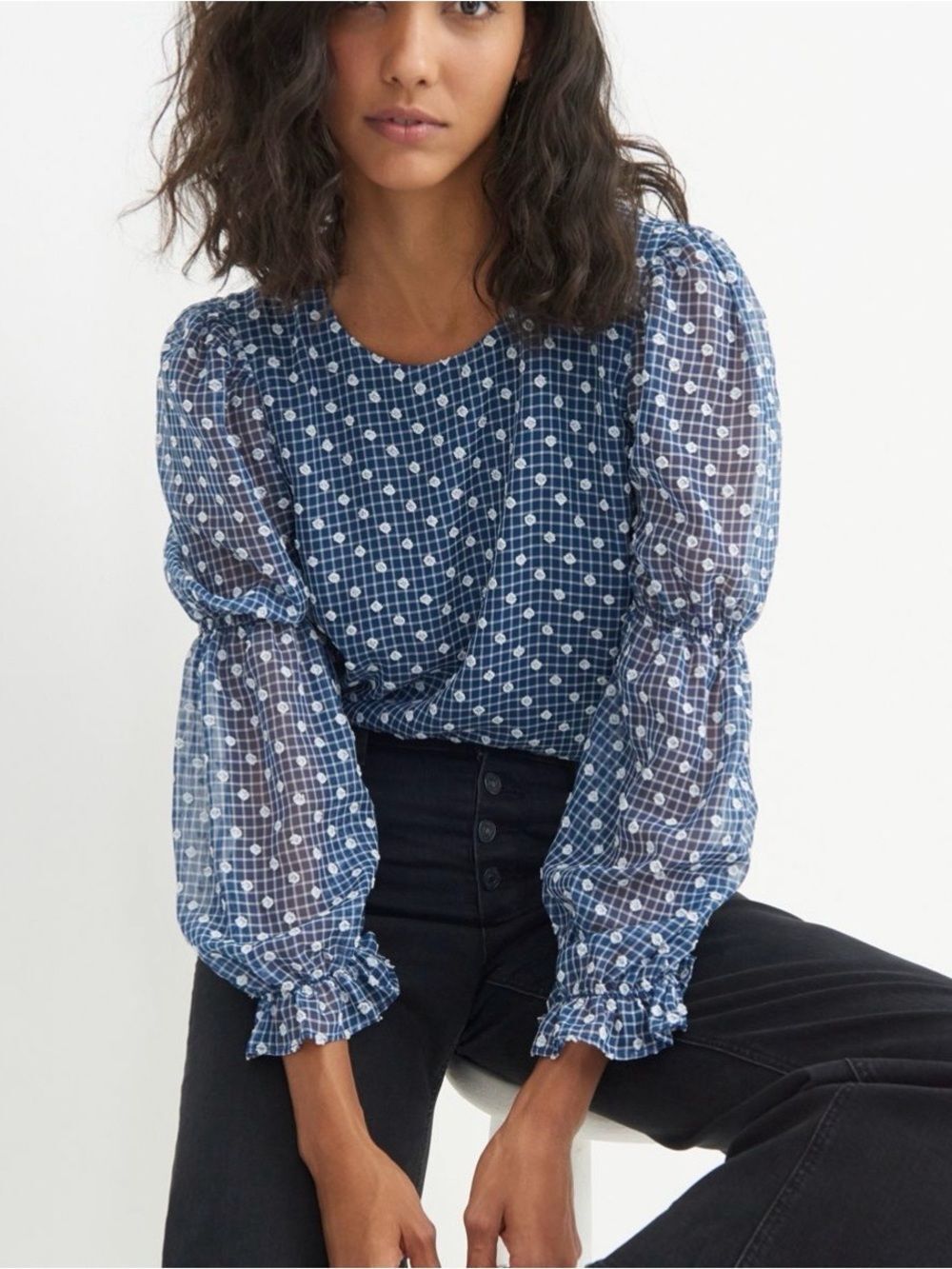Anthropologie| Lesley Textured Blouse | Size: XS